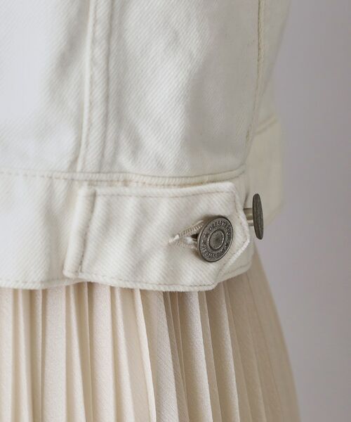 DRESSTERIOR / ドレステリア Gジャン・デニムジャケット | ヴィンテージバンドカラーGジャンホワイト | 詳細9