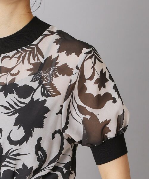 DRESSTERIOR / ドレステリア ロング・マキシ丈ワンピース | シアー ボタニカル ドレス | 詳細14