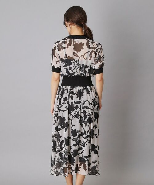 DRESSTERIOR / ドレステリア ロング・マキシ丈ワンピース | シアーフラワープリントワンピース | 詳細4