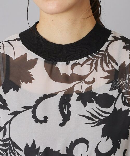 DRESSTERIOR / ドレステリア ロング・マキシ丈ワンピース | シアーフラワープリントワンピース | 詳細5