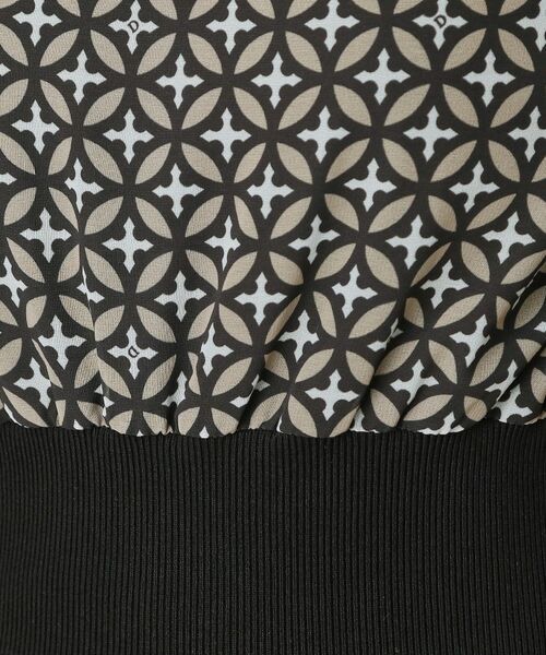 DRESSTERIOR / ドレステリア ロング・マキシ丈ワンピース | オーバーラップコンビハーフスリーブ | 詳細10