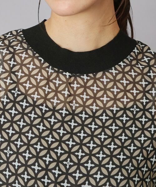 DRESSTERIOR / ドレステリア ロング・マキシ丈ワンピース | オーバーラップコンビハーフスリーブ | 詳細4