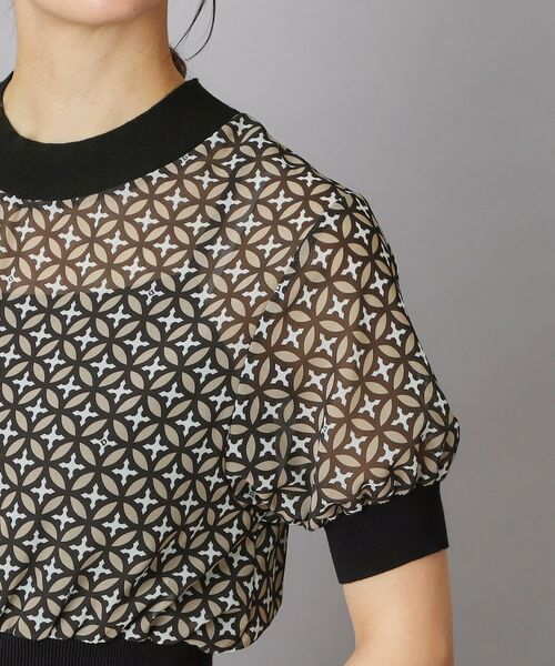 DRESSTERIOR / ドレステリア ロング・マキシ丈ワンピース | オーバーラップコンビハーフスリーブ | 詳細5