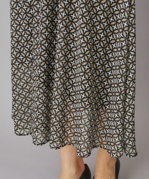 DRESSTERIOR / ドレステリア ロング・マキシ丈ワンピース | オーバーラップコンビハーフスリーブ | 詳細6