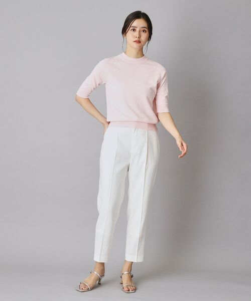 DRESSTERIOR / ドレステリア パンツ | コットンリネンタックテーパードパンツ | 詳細11