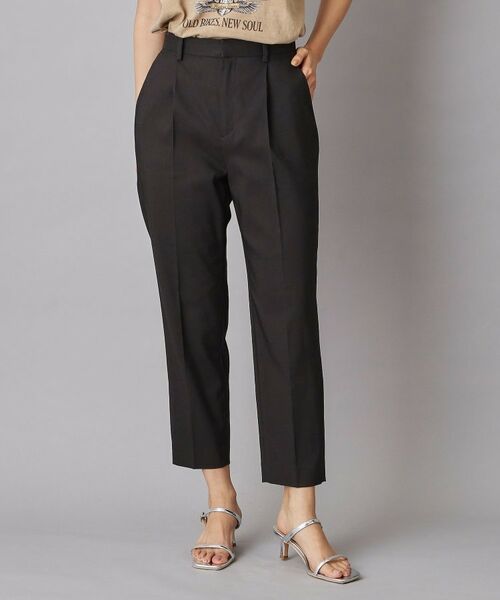 DRESSTERIOR / ドレステリア パンツ | コットンリネンタックテーパードパンツ | 詳細13