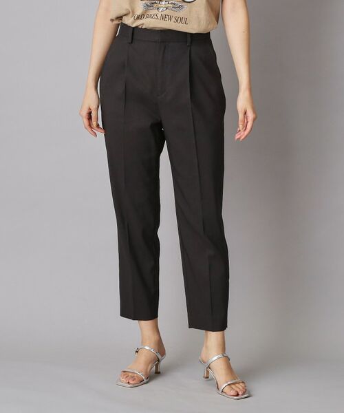 DRESSTERIOR / ドレステリア パンツ | コットンリネンタックテーパードパンツ | 詳細2