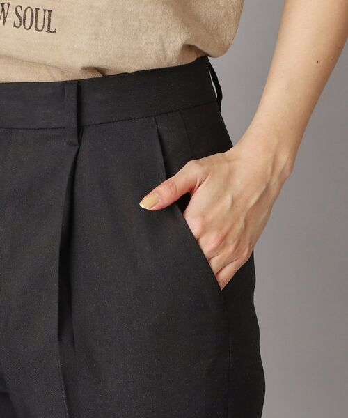 DRESSTERIOR / ドレステリア パンツ | コットンリネンタックテーパードパンツ | 詳細7