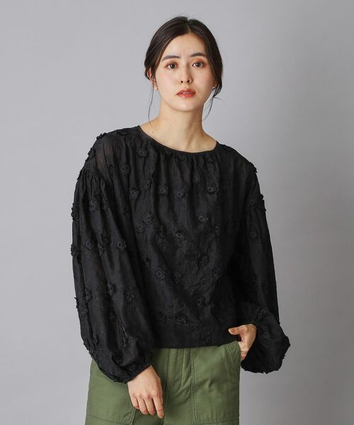 DRESSTERIOR / ドレステリア シャツ・ブラウス | エンブロイダリーブラウス（ブラック(019)）