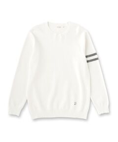 DRESSTERIOR / ドレステリア ニット・セーター | コットンスムース アームラインクルーネック