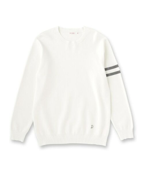 DRESSTERIOR / ドレステリア ニット・セーター | コットンスムース アームラインクルーネック | 詳細1