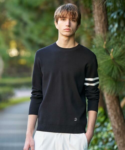 DRESSTERIOR / ドレステリア ニット・セーター | コットンスムース アームラインクルーネック | 詳細15