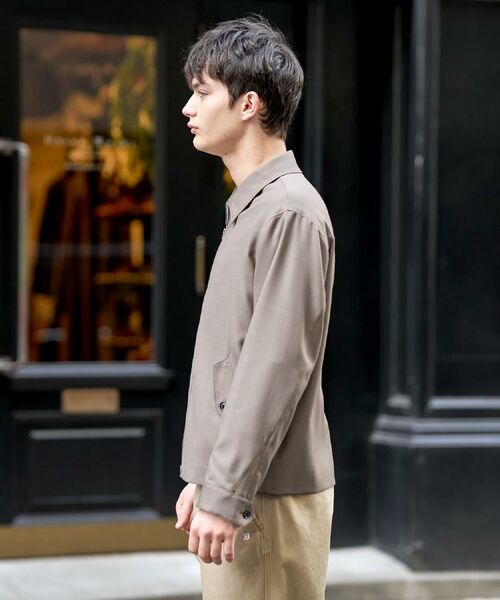 DRESSTERIOR / ドレステリア レザーブルゾン・ジャケット | ウール混ハリントンジャケット | 詳細17