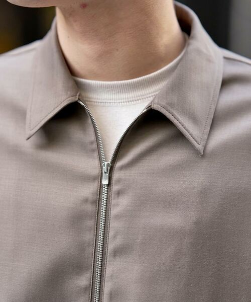 DRESSTERIOR / ドレステリア レザーブルゾン・ジャケット | ウール混ハリントンジャケット | 詳細19