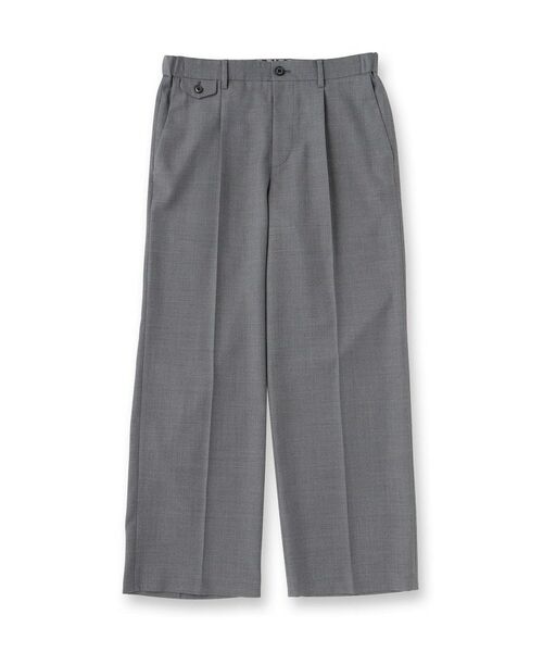 DRESSTERIOR / ドレステリア パンツ | サイドゴア ワンタックワイドパンツ（ライトグレー(011)）