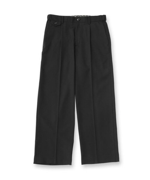 DRESSTERIOR / ドレステリア パンツ | サイドゴア ワンタックワイドパンツ（ブラック(019)）