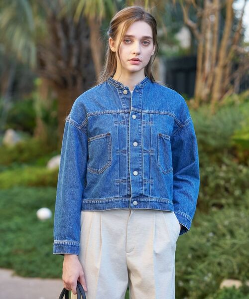 DRESSTERIOR / ドレステリア Gジャン・デニムジャケット | ヴィンテージバンドカラーGジャン | 詳細5