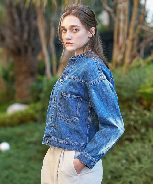 DRESSTERIOR / ドレステリア Gジャン・デニムジャケット | ヴィンテージバンドカラーGジャン | 詳細7