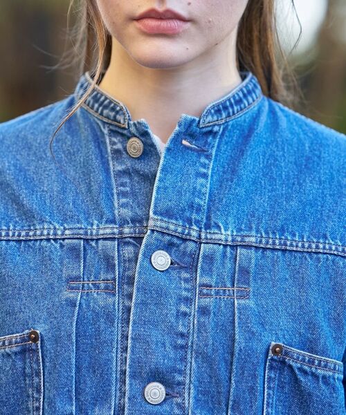 DRESSTERIOR / ドレステリア Gジャン・デニムジャケット | ヴィンテージバンドカラーGジャン | 詳細9