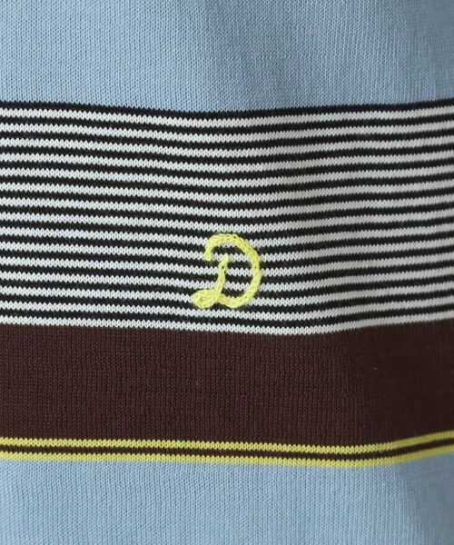 DRESSTERIOR / ドレステリア ニット・セーター | コットンシルクボーダーハーフスリーブニット | 詳細15