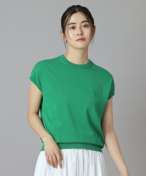 DRESSTERIOR / ドレステリア ニット・セーター | コットンシルクフレンチスリーブニット | 詳細12