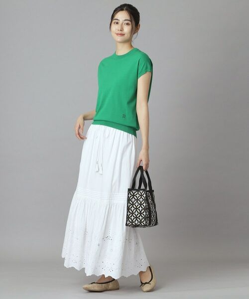 DRESSTERIOR / ドレステリア ニット・セーター | コットンシルクフレンチスリーブニット | 詳細14