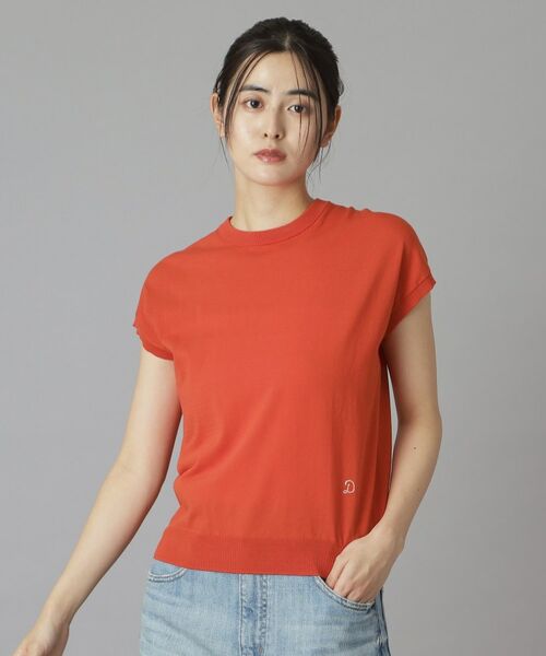 DRESSTERIOR / ドレステリア ニット・セーター | コットンシルクフレンチスリーブニット | 詳細17