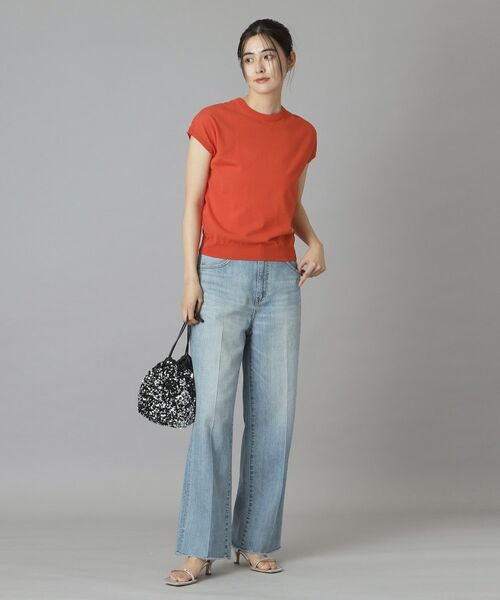 DRESSTERIOR / ドレステリア ニット・セーター | コットンシルクフレンチスリーブニット | 詳細18