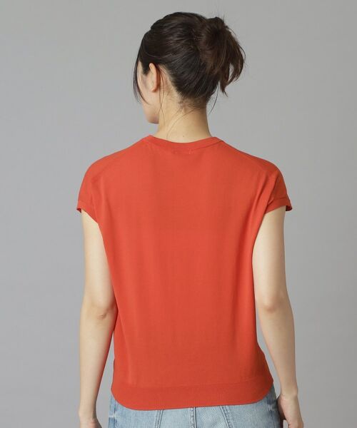 DRESSTERIOR / ドレステリア ニット・セーター | コットンシルクフレンチスリーブニット | 詳細4