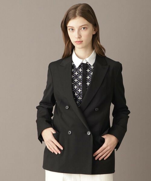 DRESSTERIOR / ドレステリア テーラードジャケット | ピークドダブルライトストレッチジャケット | 詳細2