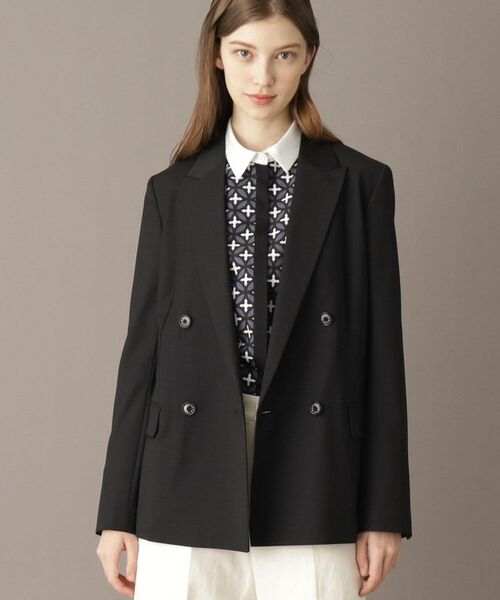 DRESSTERIOR / ドレステリア テーラードジャケット | ピークドダブルライトストレッチジャケット | 詳細3
