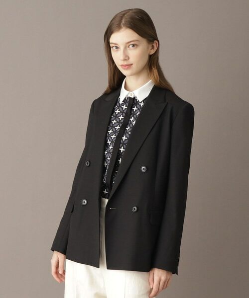 DRESSTERIOR / ドレステリア テーラードジャケット | ピークドダブルライトストレッチジャケット | 詳細4