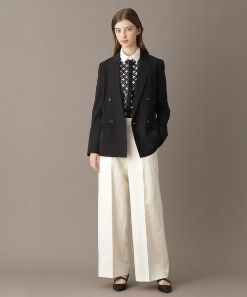 DRESSTERIOR / ドレステリア テーラードジャケット | ピークドダブルライトストレッチジャケット | 詳細8