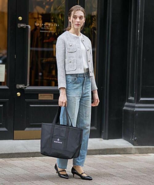 DRESSTERIOR / ドレステリア ノーカラージャケット | ラメミックスツイードジャケット | 詳細9