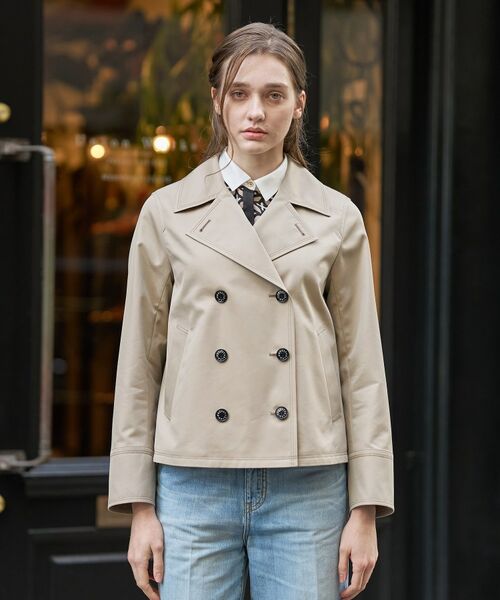 DRESSTERIOR / ドレステリア トレンチコート | Aラインショートトレンチコート | 詳細1