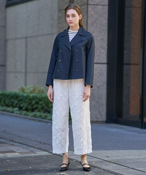 DRESSTERIOR / ドレステリア トレンチコート | 【撥水素材】Aラインショートトレンチコート | 詳細12