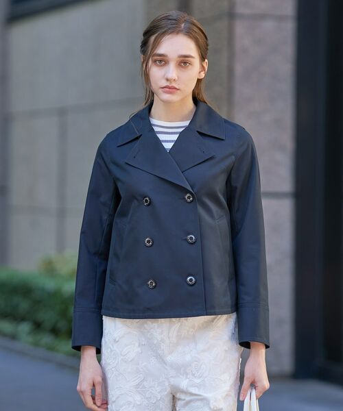 DRESSTERIOR / ドレステリア トレンチコート | 【撥水素材】Aラインショートトレンチコート | 詳細17