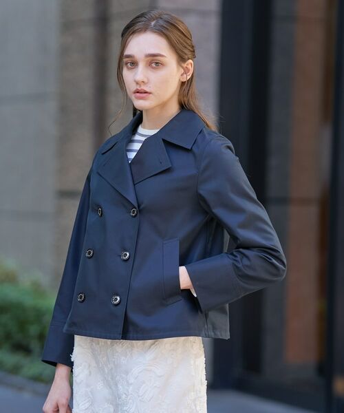 DRESSTERIOR / ドレステリア トレンチコート | 【撥水素材】Aラインショートトレンチコート | 詳細18