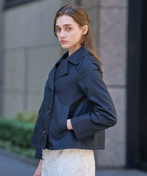 DRESSTERIOR / ドレステリア トレンチコート | 【撥水素材】Aラインショートトレンチコート | 詳細19