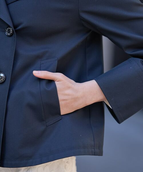 DRESSTERIOR / ドレステリア トレンチコート | 【撥水素材】Aラインショートトレンチコート | 詳細23
