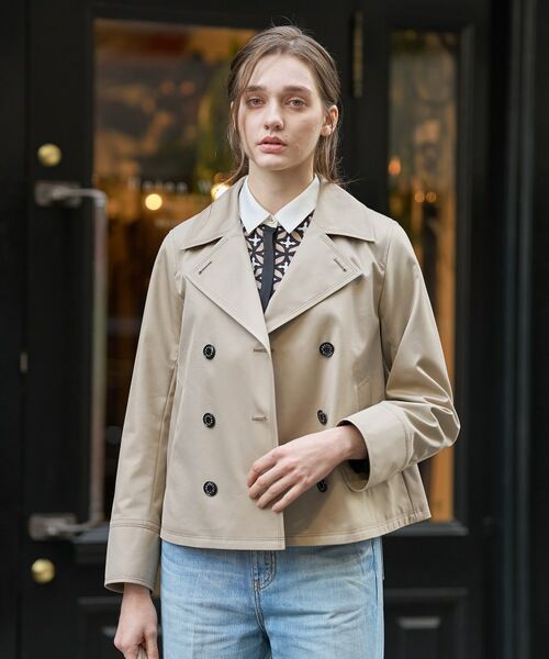 DRESSTERIOR / ドレステリア トレンチコート | Aラインショートトレンチコート | 詳細3