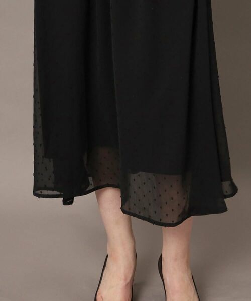 DRESSTERIOR / ドレステリア ロング・マキシ丈ワンピース | ドットカットジャカードハーフスリーブ | 詳細11