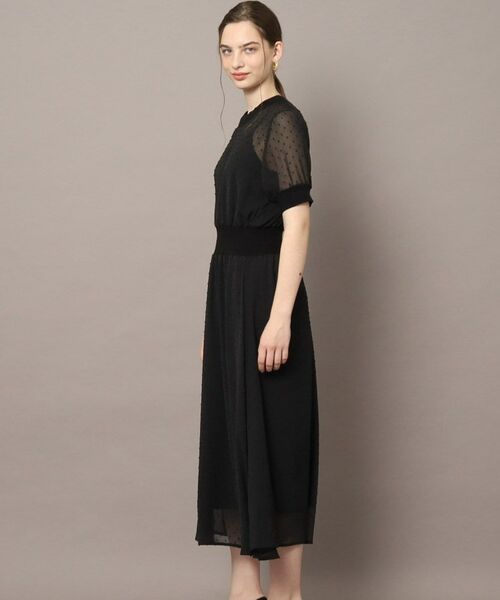 DRESSTERIOR / ドレステリア ロング・マキシ丈ワンピース | ドットカットジャカードハーフスリーブ | 詳細7