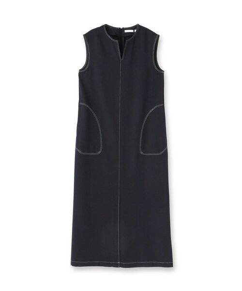 DRESSTERIOR / ドレステリア ロング・マキシ丈ワンピース | リネンツイードライクウォッシャブルIラインワンピース | 詳細1