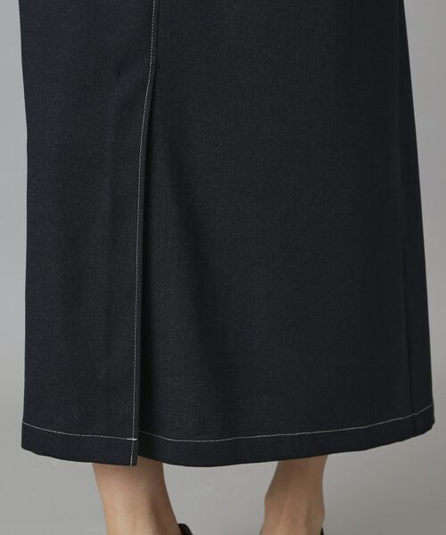 DRESSTERIOR / ドレステリア ロング・マキシ丈ワンピース | リネンツイードライクウォッシャブルIラインワンピース | 詳細10