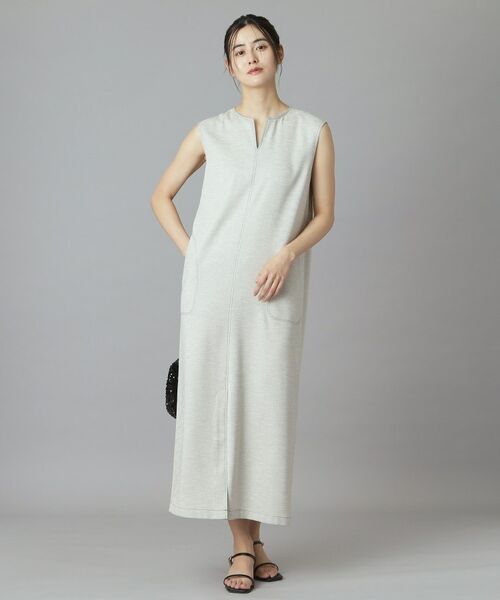 DRESSTERIOR / ドレステリア ロング・マキシ丈ワンピース | リネンツイードライクウォッシャブルIラインワンピース | 詳細13