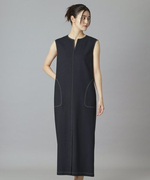 DRESSTERIOR / ドレステリア ロング・マキシ丈ワンピース | リネンツイードライクウォッシャブルIラインワンピース | 詳細16