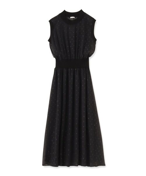 DRESSTERIOR / ドレステリア ロング・マキシ丈ワンピース | 【通勤・行事対応可能/洗える】フィルムドットワンピース | 詳細1