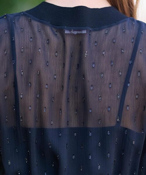 DRESSTERIOR / ドレステリア ロング・マキシ丈ワンピース | 【通勤・行事対応可能/洗える】フィルムドットワンピース | 詳細16