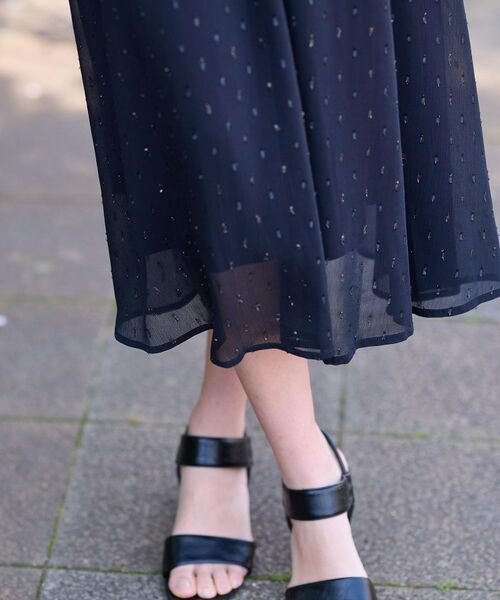 DRESSTERIOR / ドレステリア ロング・マキシ丈ワンピース | 【通勤・行事対応可能/洗える】フィルムドットワンピース | 詳細18